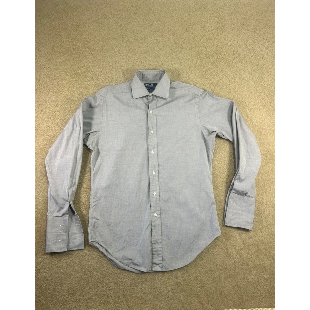 Polo Ralph Lauren Philip Oxford Button Down Shirt Light Blue Men‎ Size 15-33